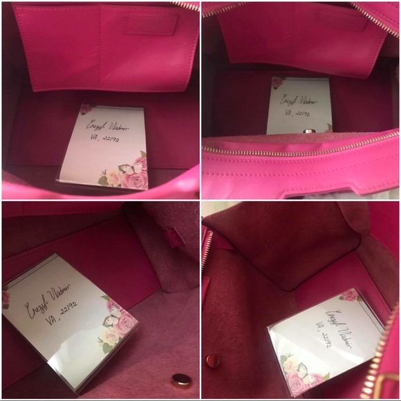 ❌SOLD❌ YSL  "Classic Y Cabas" in Fuchsia Pink - Picture 7 of 8